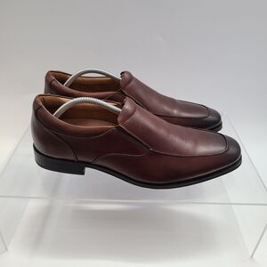 Vionic Sullivan Men's Orthopedic Footwear Brown Leather Shoes Loafers US Size 12